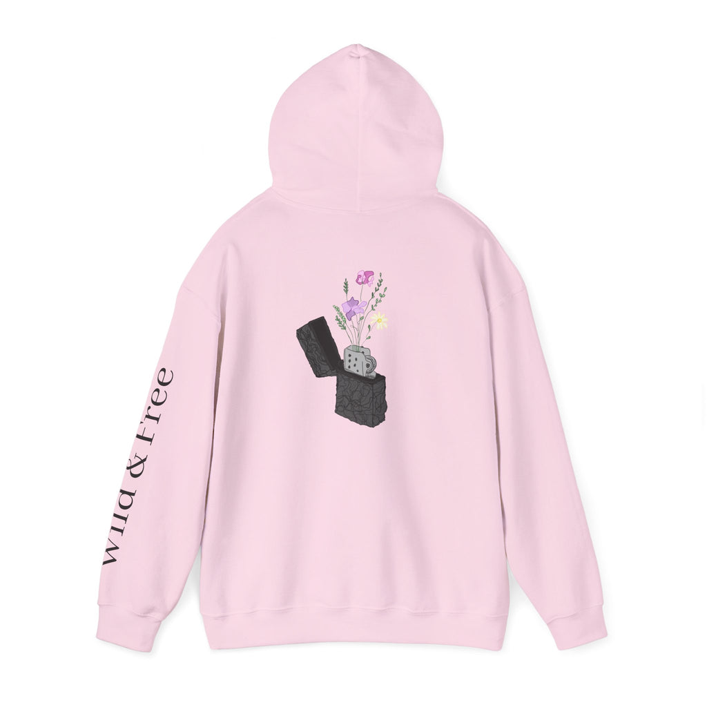 The Blooming Lighter Hoodie — Wild & Free Graphic Sweatshirt