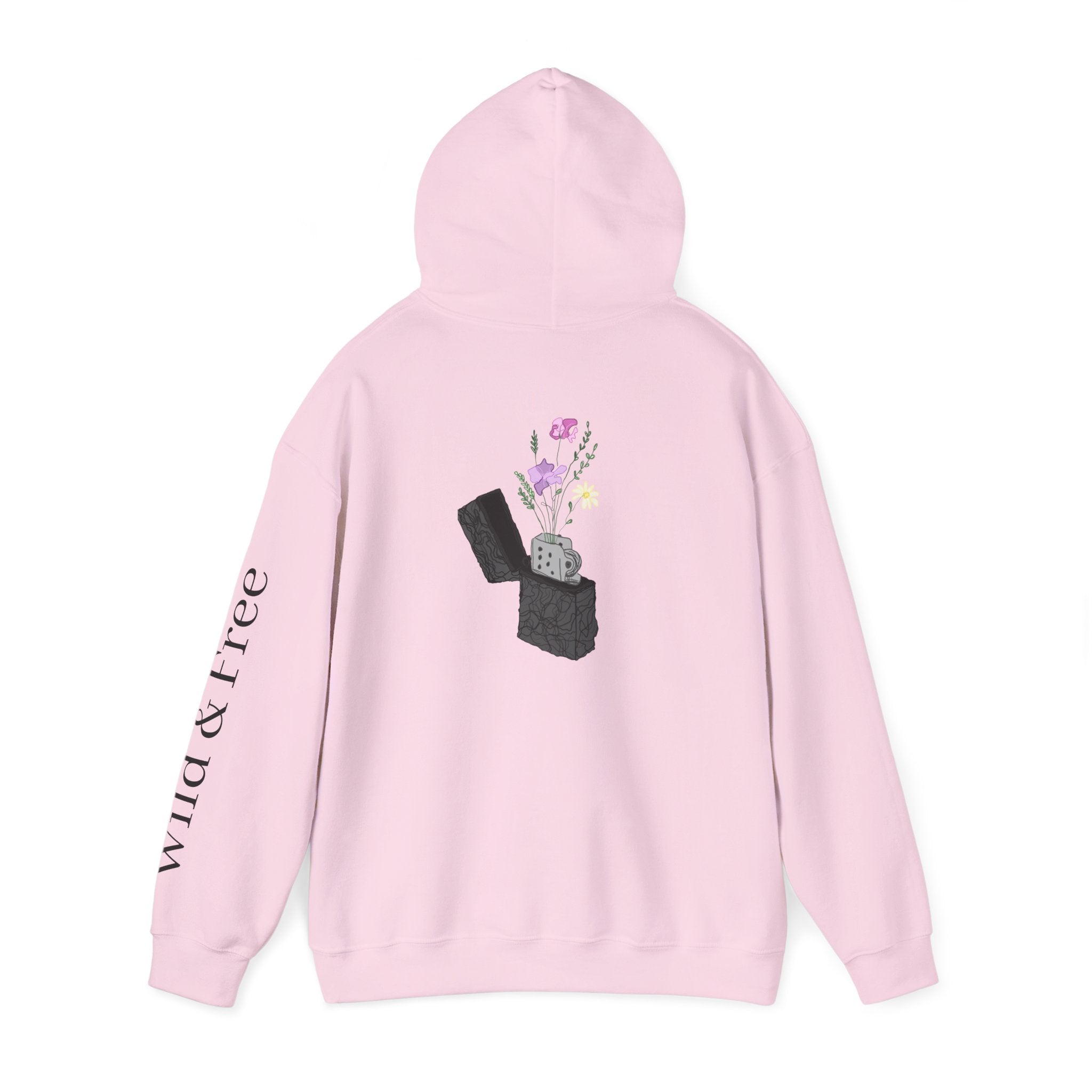 The Blooming Lighter Hoodie — Wild & Free Graphic Sweatshirt