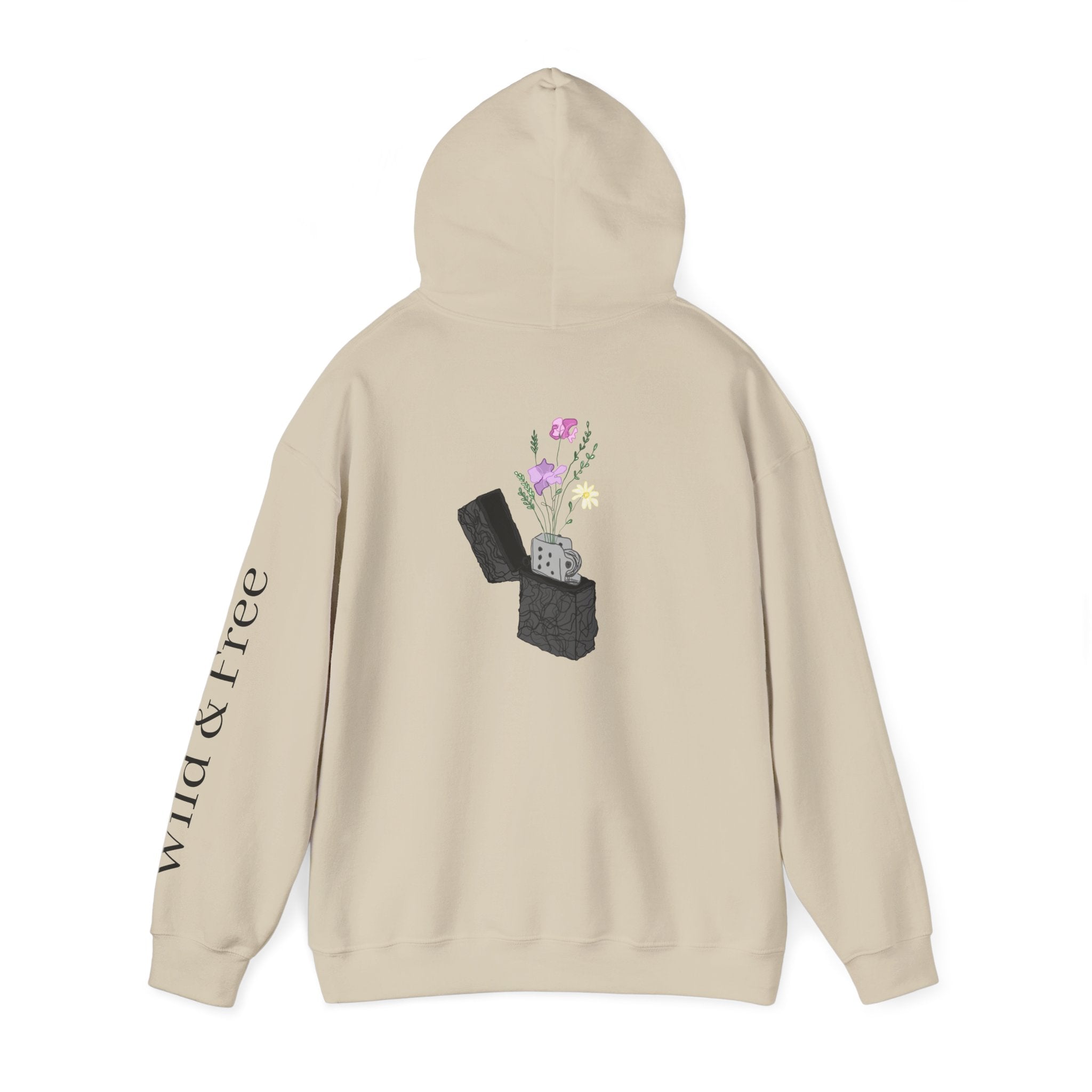 The Blooming Lighter Hoodie — Wild & Free Graphic Sweatshirt