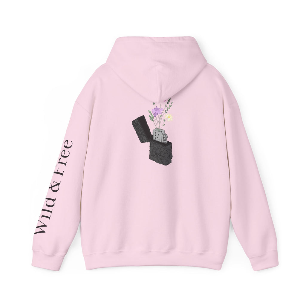 The Blooming Lighter Hoodie — Wild & Free Graphic Sweatshirt