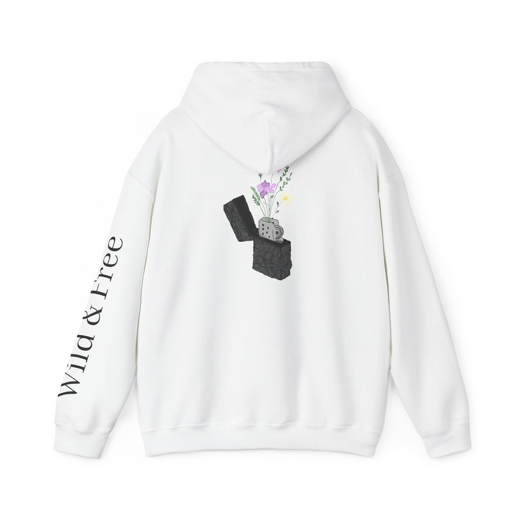 The Blooming Lighter Hoodie — Wild & Free Graphic Sweatshirt