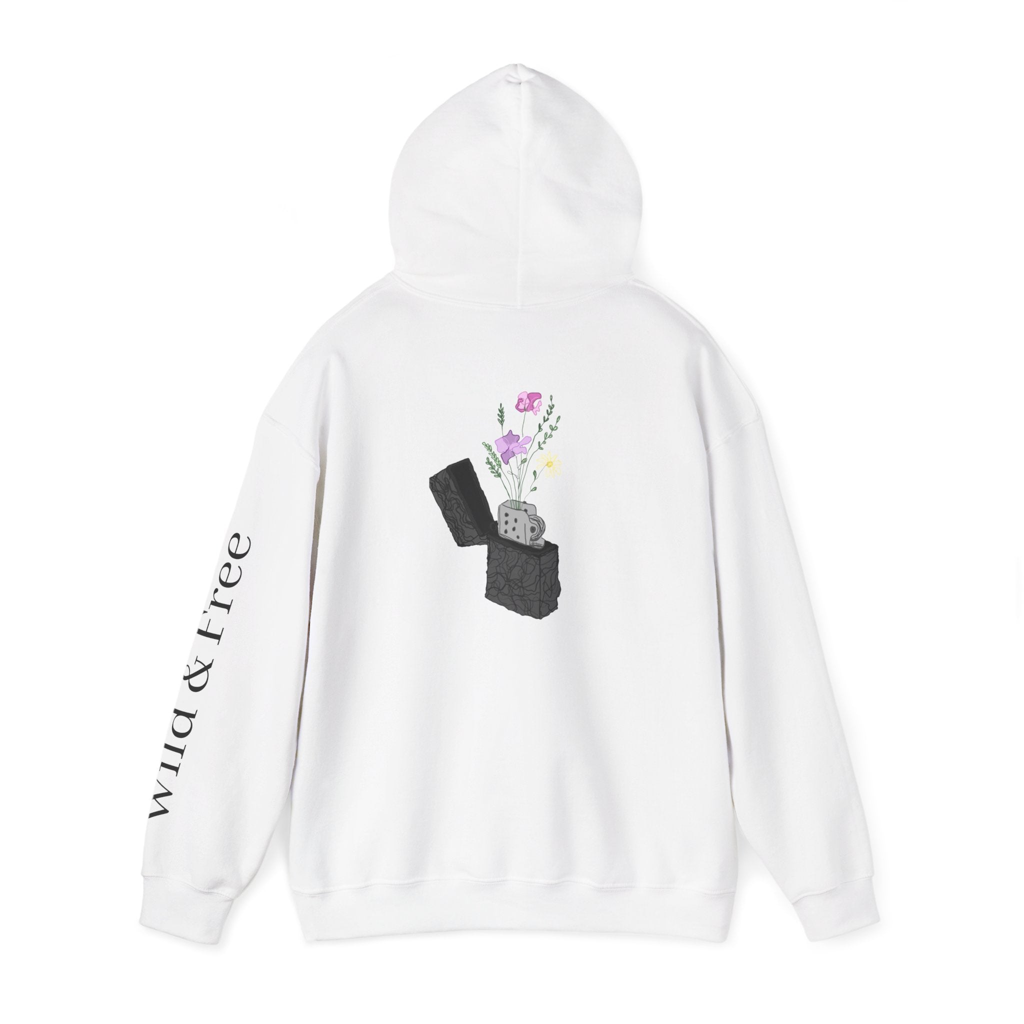 The Blooming Lighter Hoodie — Wild & Free Graphic Sweatshirt