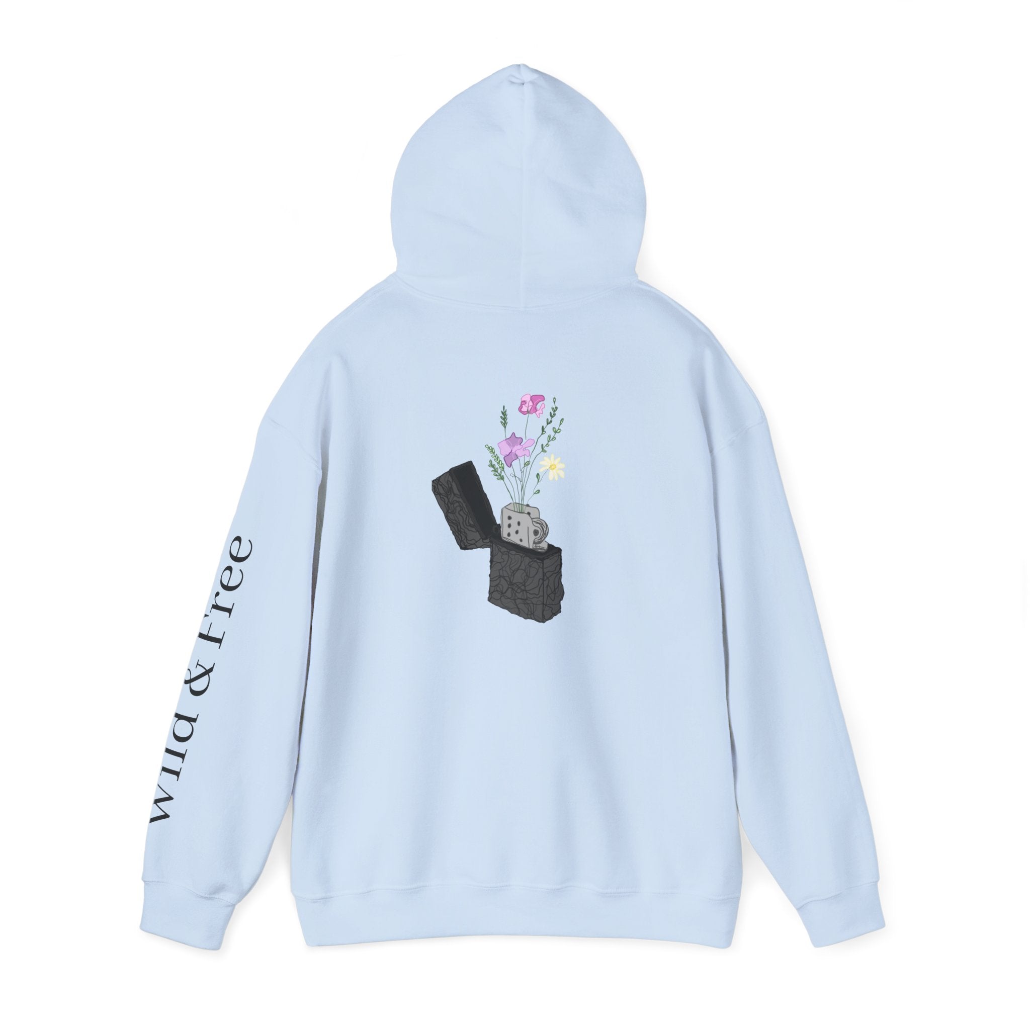 The Blooming Lighter Hoodie — Wild & Free Graphic Sweatshirt